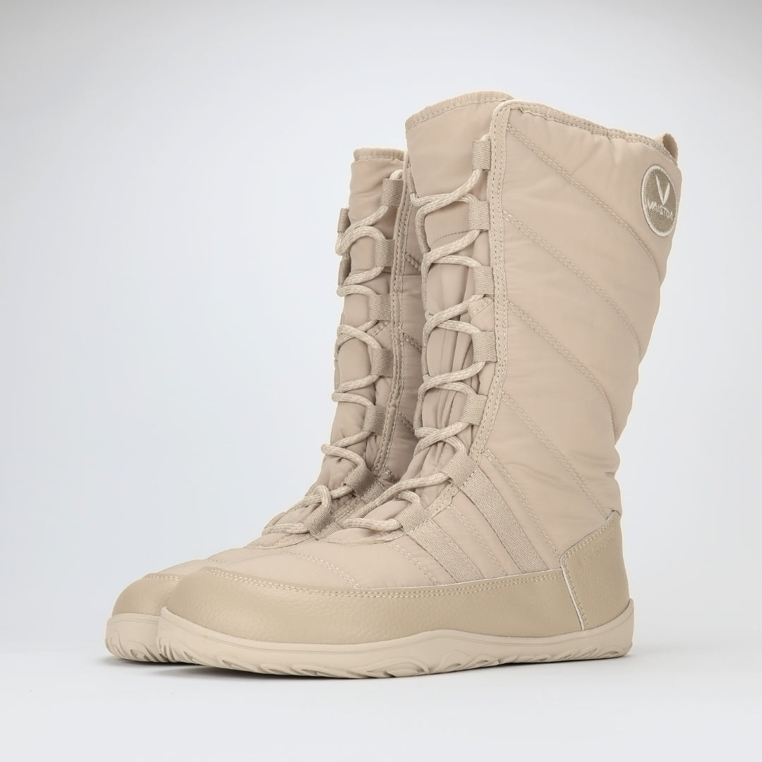 Vaistoa Hanki Barefoot Shoes Unisex Winter Snow Boots Vanilla Pair