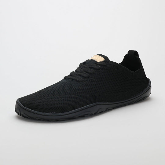 Vaistoa Iloa knitted barefoot sneakers black front diagonal view