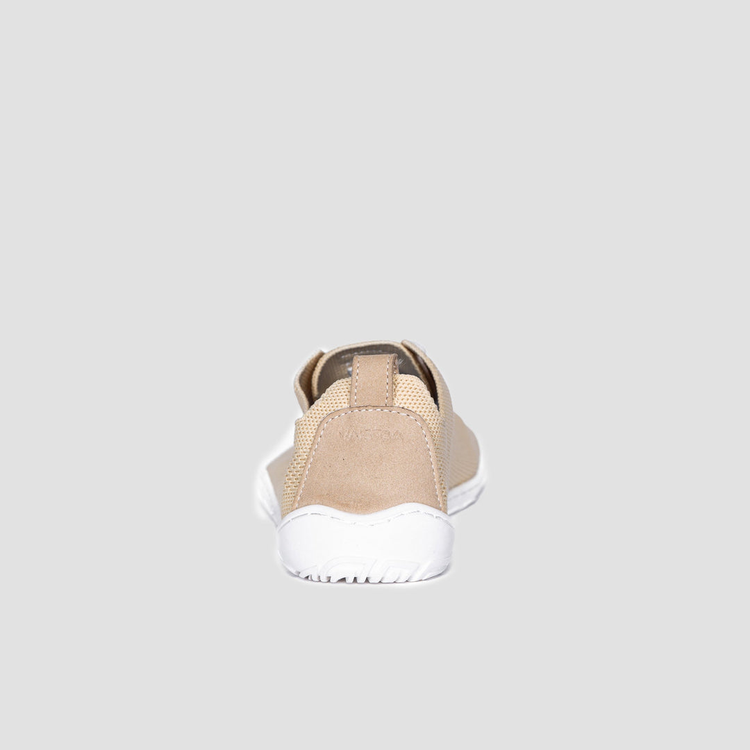 Vaistoa Iloa knitted barefoot sneakers cream back view