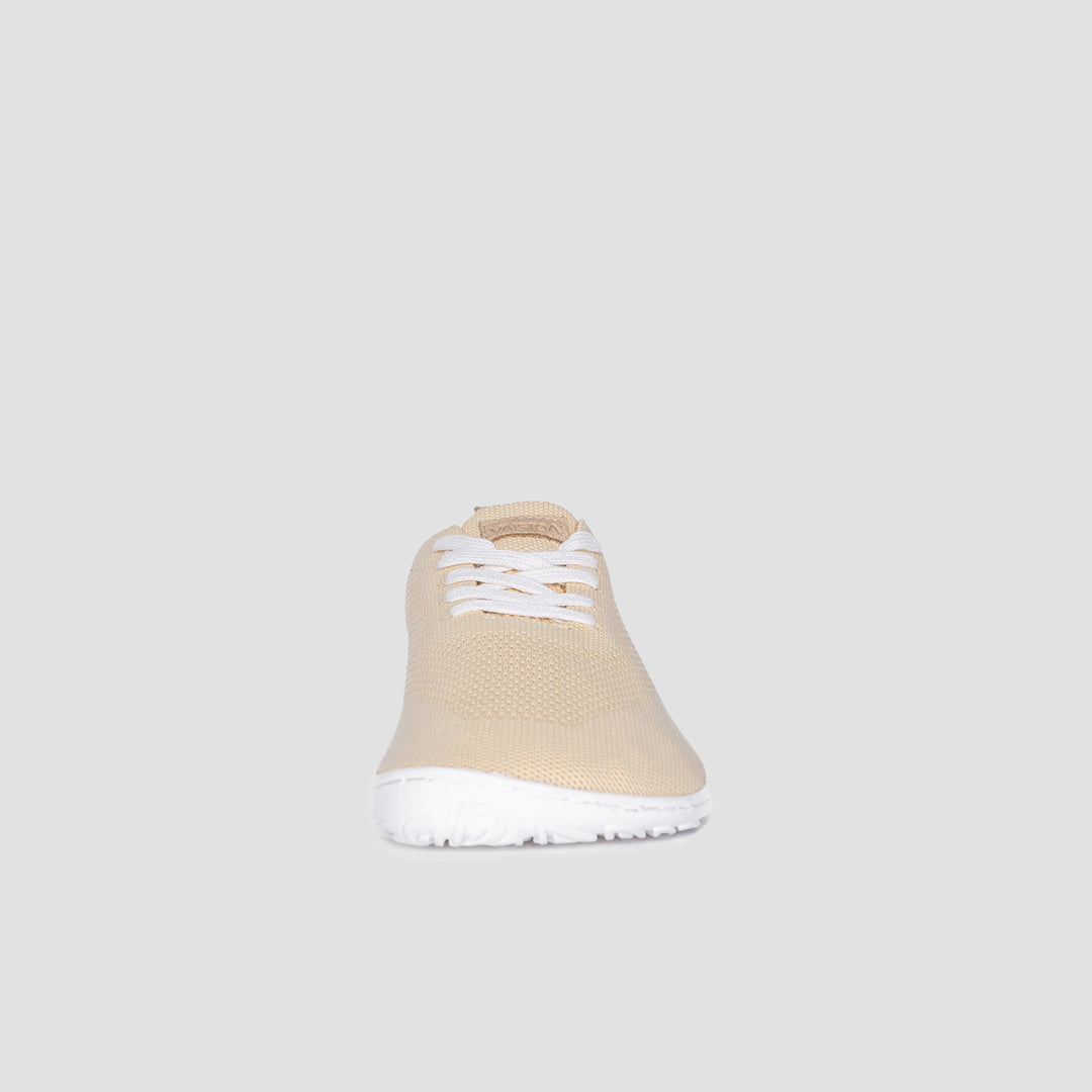 Vaistoa Iloa knitted barefoot sneakers cream front view