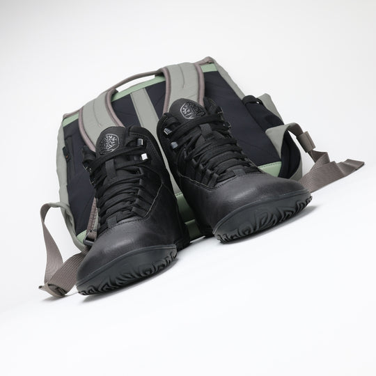 Vaistoa Uoma 2 Waterproof Barefoot Trekking Shoes Black Backpack