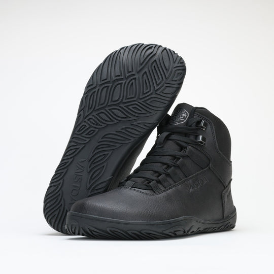 Vaistoa Uoma 2 Waterproof Barefoot Trekking Shoes Black Design From Finland