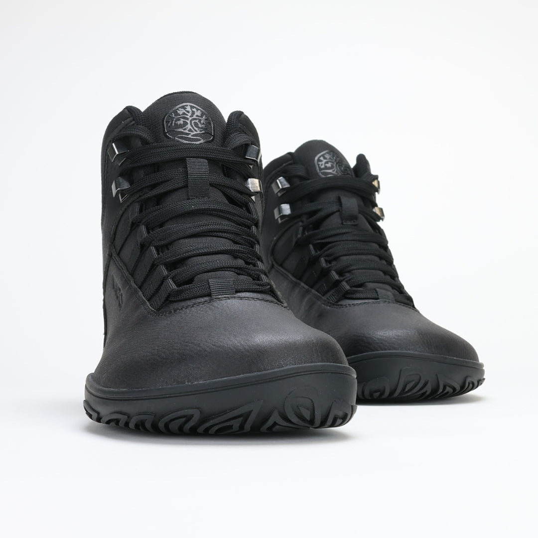 Vaistoa Uoma 2 Waterproof Barefoot Trekking Shoes Black Front Stacked