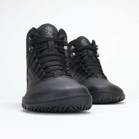 Vaistoa Uoma 2 Waterproof Barefoot Trekking Shoes Black Front Stacked