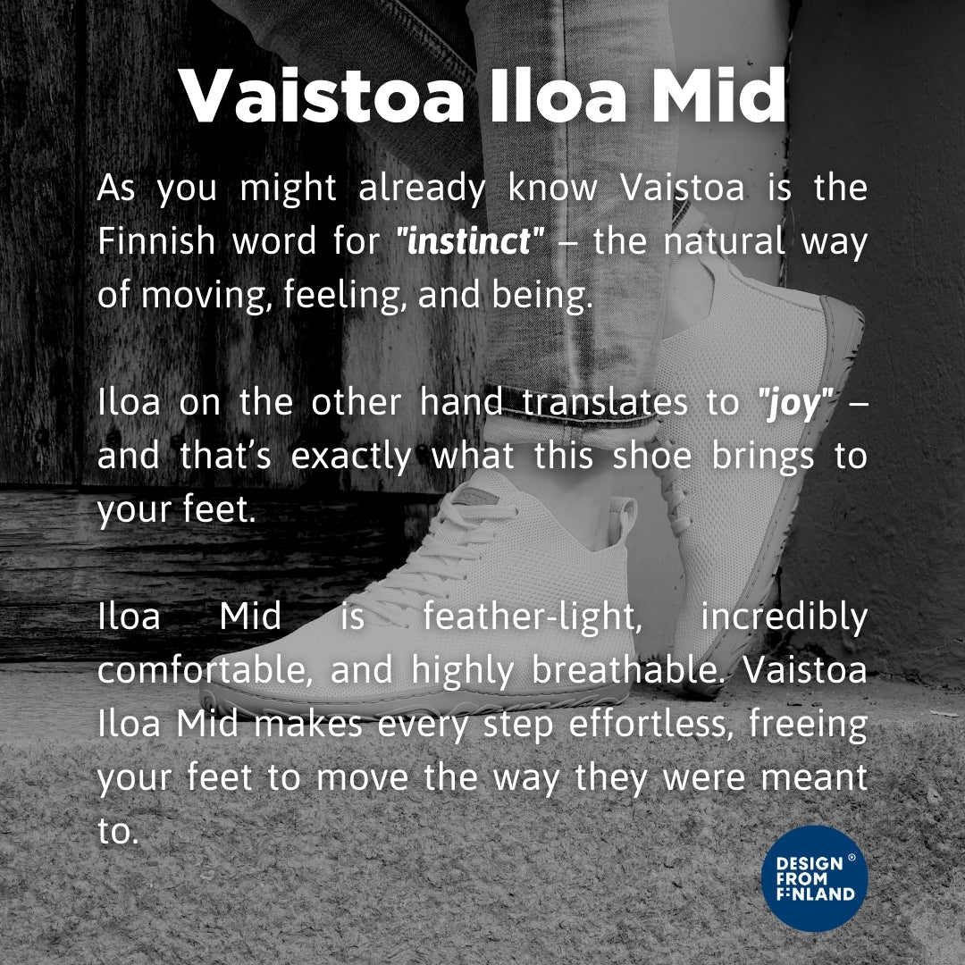 Vaistoa Iloa Mid | Knitted Barefoot Sneakers