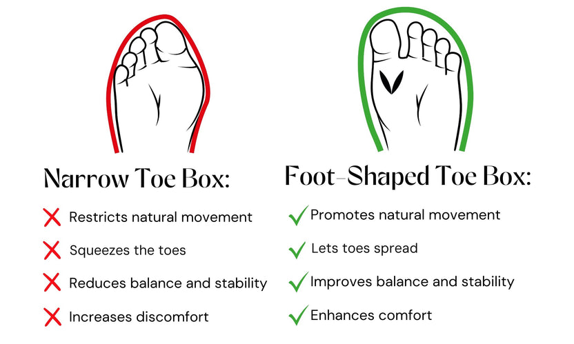 Toe Box Volume Why Barefoot Shoes? | Benefits of Natural Footwear - Vaistoa.com