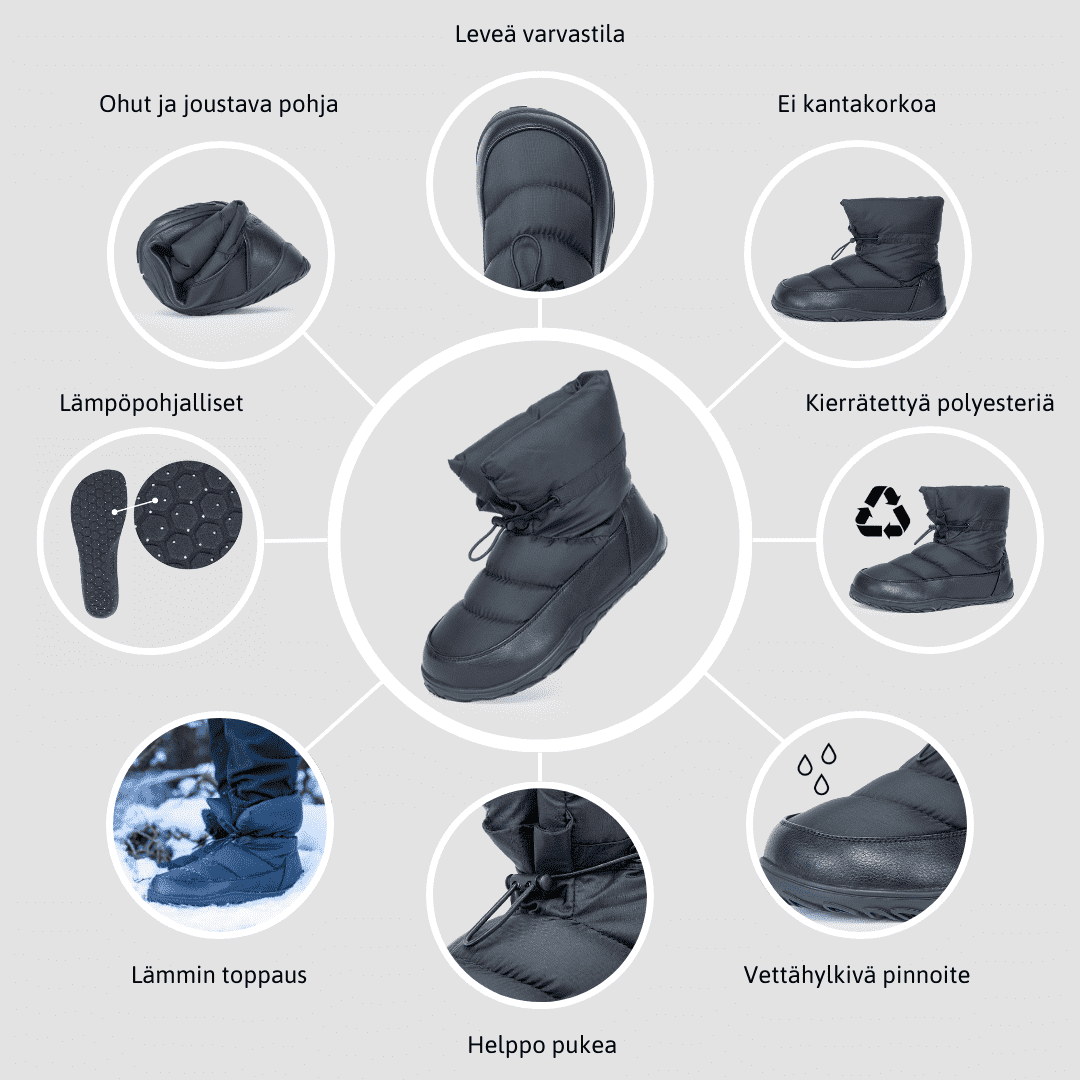 Vaistoa Hellä | Winter Barefoot Shoes