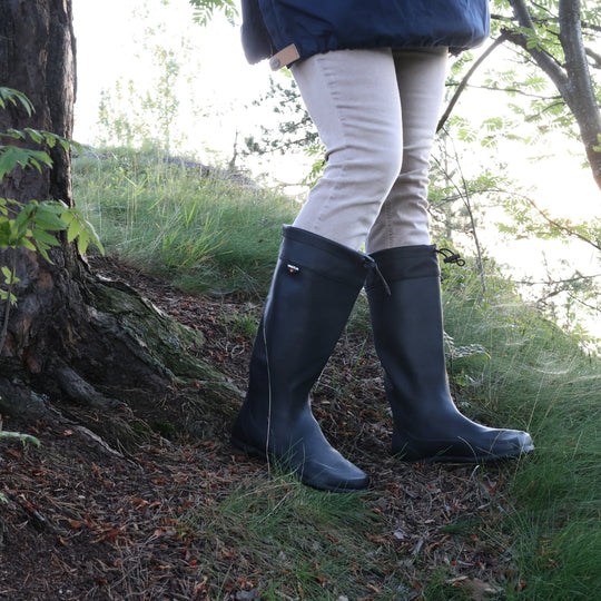 Vaistoa Katve Rubber Barefoot Rainboots Black User Image