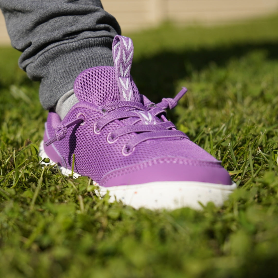 Vaistoa Kiva Kids Mesh Barefoot Sneakers Purple User Image
