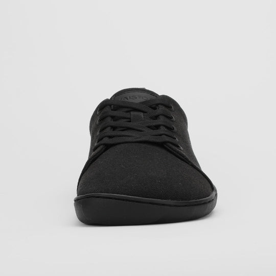 Vaistoa Rento canvas barefoot sneakers black front view