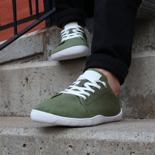 Vaistoa Rento canvas barefoot sneakers olive user image
