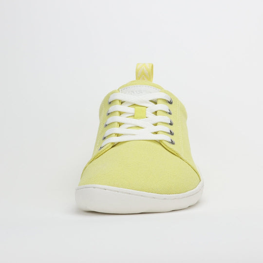 Vaistoa Rento canvas barefoot sneakers yellow front view