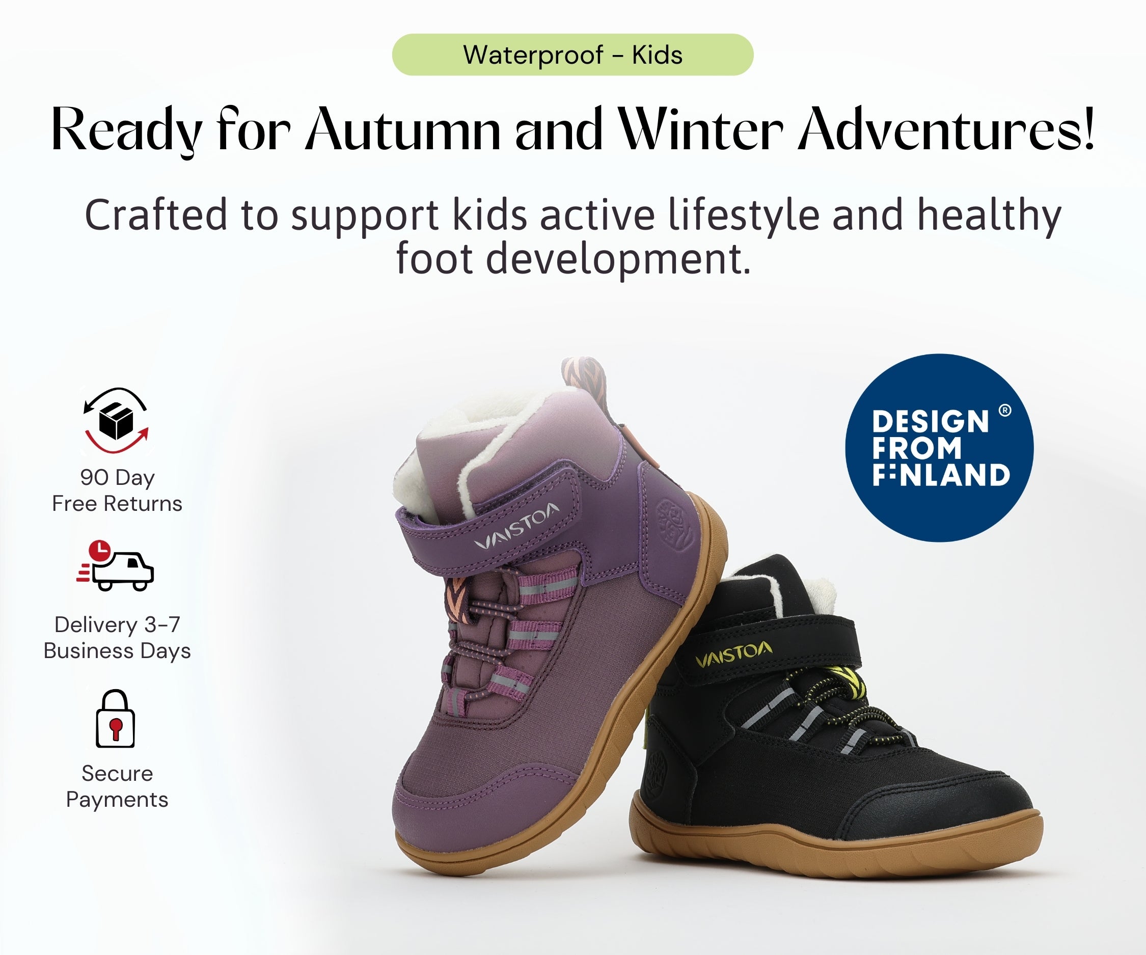 Kids waterproof shoes clearance