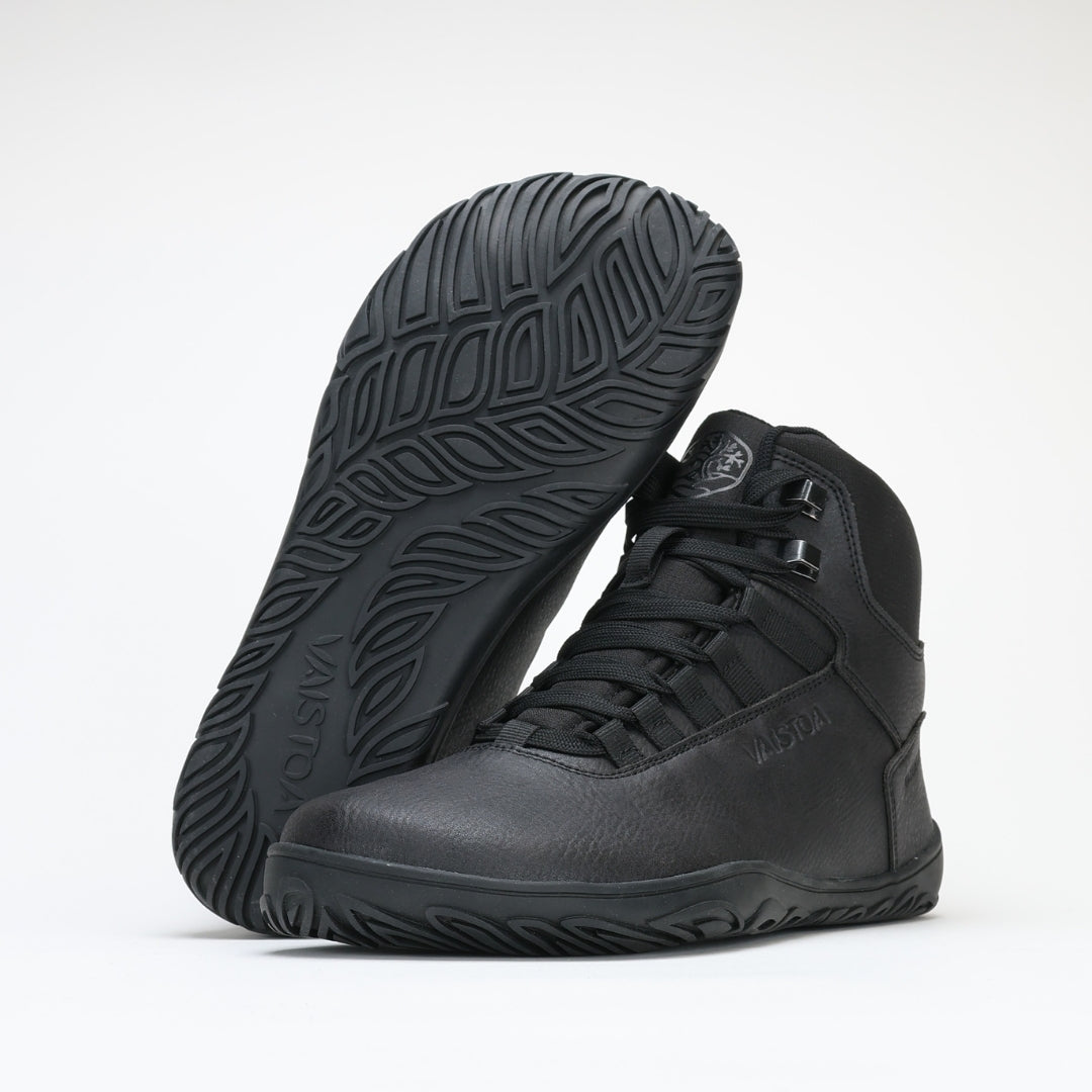 Vaistoa Uoma 2 Waterproof Barefoot Trekking Shoes Black Design From Finland