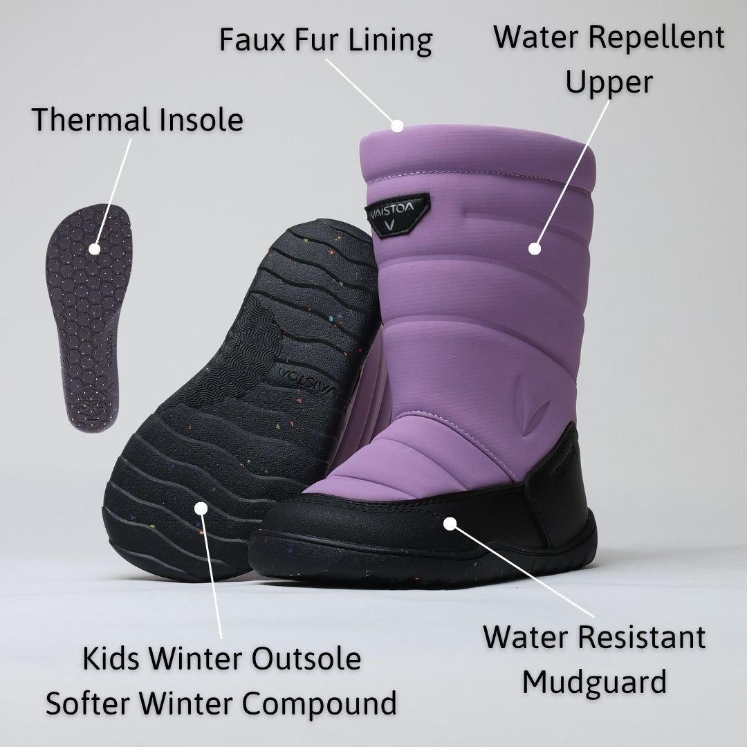 Vaistoa Kinos Kids | Barefoot Winter Snow Boots