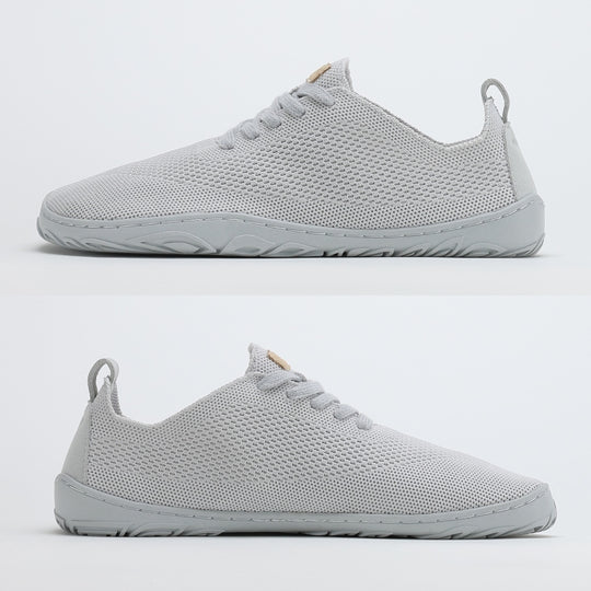 vaistoa iloa barefoot shoes knitted sneakers gray flat zero drop sole