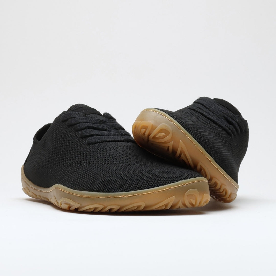 Vaistoa Iloa knitted barefoot sneakers – pair with one shoe leaning against the other, gum outsole visible against a light background