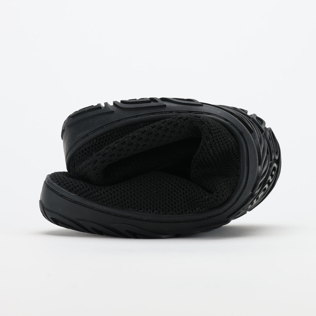 vaistoa iloa mid barefoot shoes knitted high top sneakers black thin flexible sole