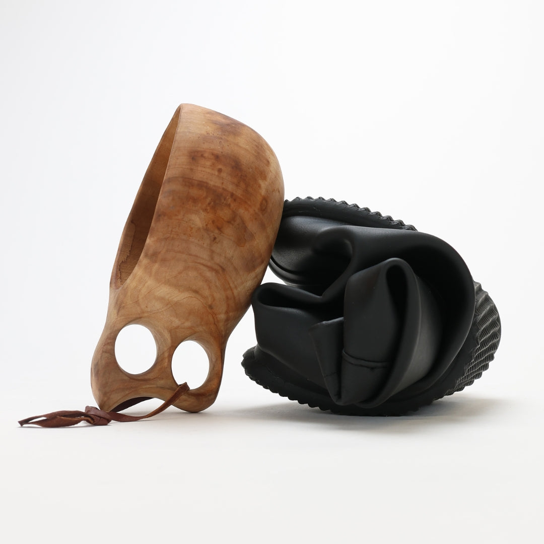 Vaistoa Katve 2 paljasjalkakumisaappaat musta ohut taipuisa pohja