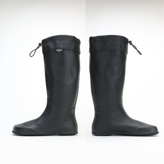 vaistoa katve barefoot shoes rubber rain boots black flat zero drop sole