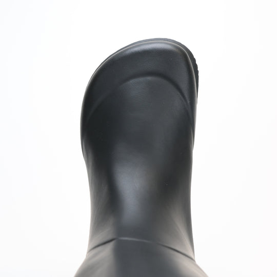 vaistoa katve barefoot shoes rubber rain boots black wide foot shaped toe box