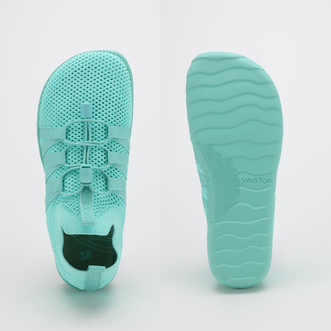 vaistoa riemu adult slip on barefoot shoes mint wide foot shaped toe box