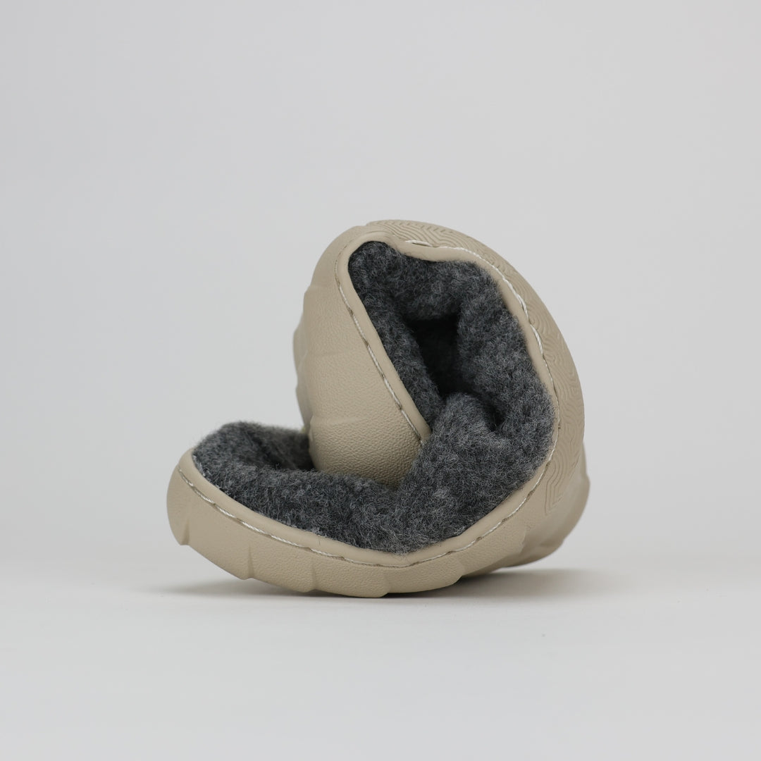 vaistoa toive barefoot felt slippers gray thin flexible sole