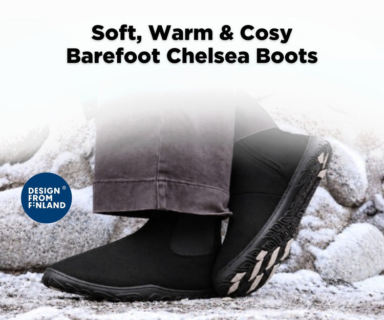 Soft, Warm & Cosy Barefoot Chelsea Boots